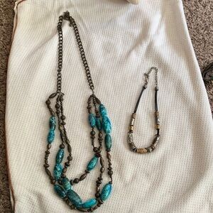 Chicos stamped Necklace Set